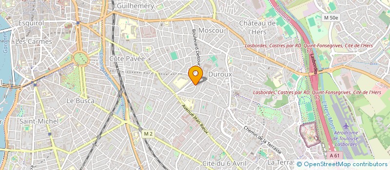localisation de l'entreprise SANJELO à TOULOUSE