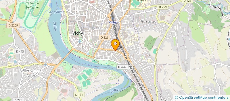 localisation de l'entreprise SANJI à VICHY