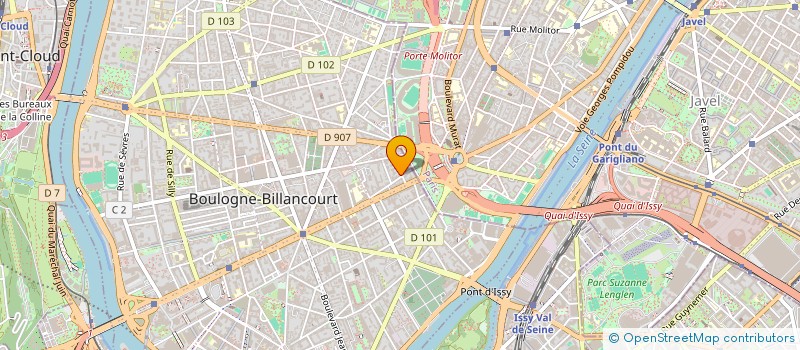 localisation de l'entreprise SANJI MARKET à BOULOGNE-BILLANCOURT