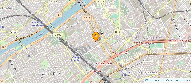 localisation de l'entreprise SANJIDA à CLICHY
