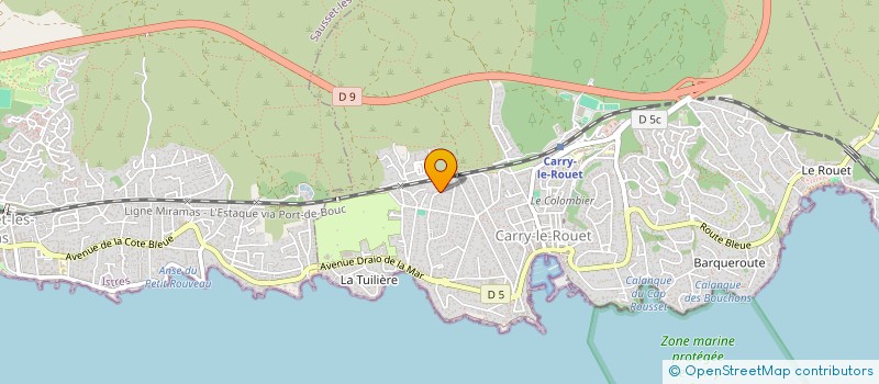 localisation de l'entreprise SANJIKU  CARRY-LE-ROUET