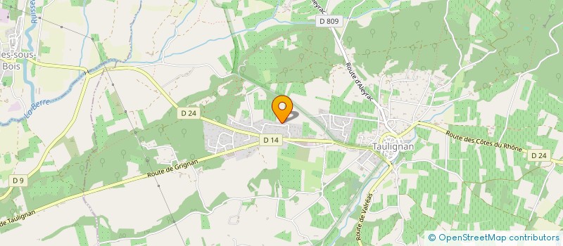 localisation de l'entreprise SANJORIANNE  TAULIGNAN