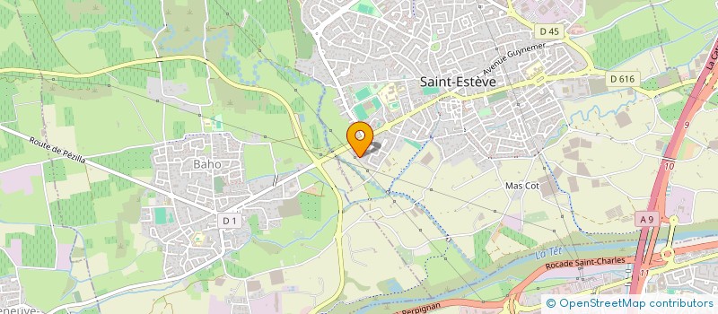 localisation de l'entreprise SANJOSE ENDUIT à SAINT-ESTEVE