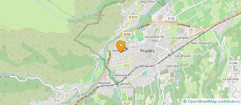 localisation de l'entreprise SANJUMA  PRADES