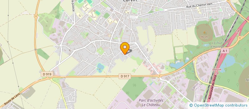 localisation de l'entreprise SANJY à CARVIN