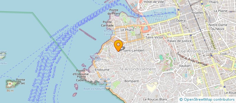 localisation de l'entreprise SANKA à MARSEILLE