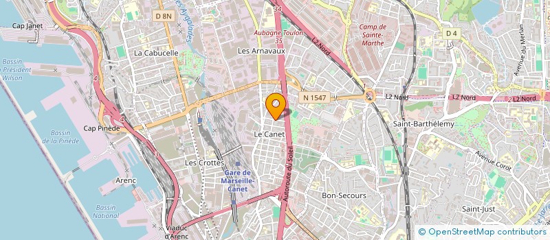 localisation de l'entreprise SANKA AMBULANCE à MARSEILLE 14EME