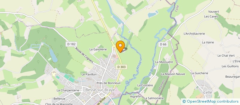localisation de l'entreprise SANKA DIS  BESSE SUR BRAYE