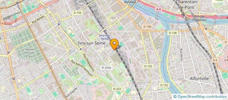 localisation de l'entreprise SANKALA  IVRY-SUR-SEINE