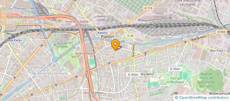 localisation de l'entreprise SANKARA SYSTEM  PANTIN