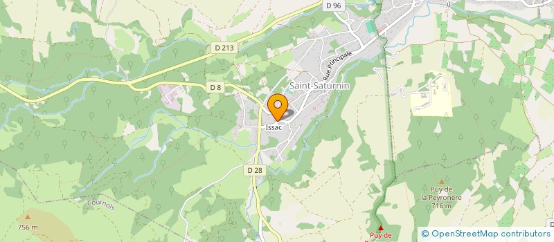 localisation de l'entreprise SANKEDUM'BE à SAINT-SATURNIN