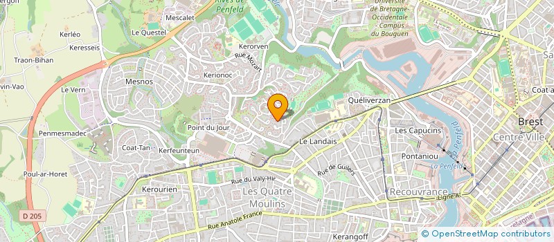 localisation de l'entreprise SANKOFA à BREST