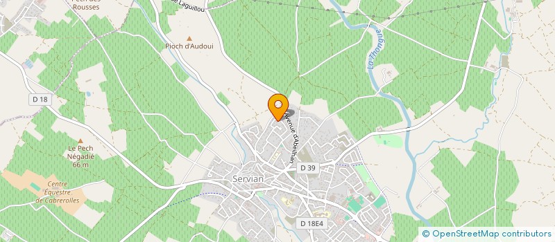 localisation de l'entreprise SANL  SERVIAN