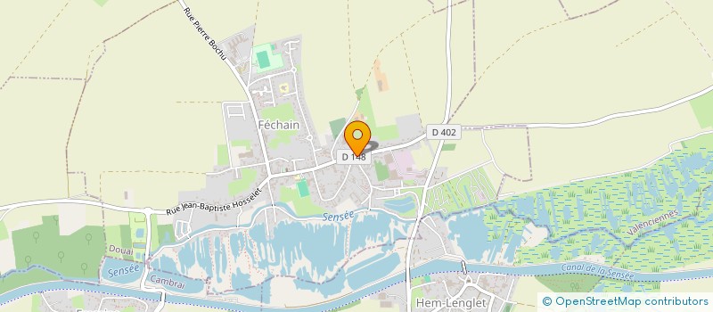 localisation de l'entreprise SANLAU à FECHAIN