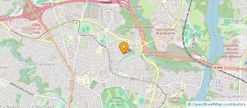 localisation de l'entreprise SANLAUZAC à NANTES