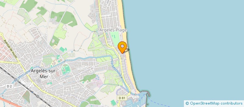 localisation de l'entreprise SANLIMAX à ARGELES-SUR-MER