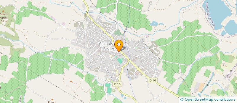 localisation de l'entreprise SANLOC  CAZOULS-LES-BEZIERS