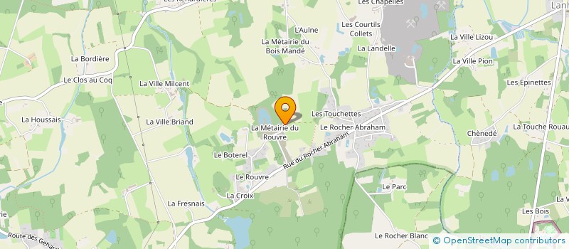 localisation de l'entreprise SANLOUCY  MESNIL-ROC'H