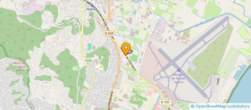 localisation de l'entreprise SANMAR  HYERES