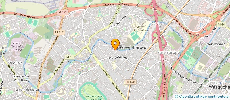 localisation de l'entreprise SANMARFREDANG à MARCQ-EN-BARŒUL