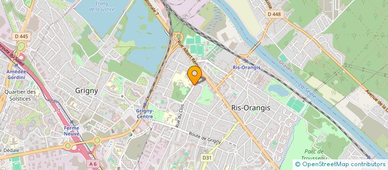 localisation de l'entreprise SANMED à RIS-ORANGIS