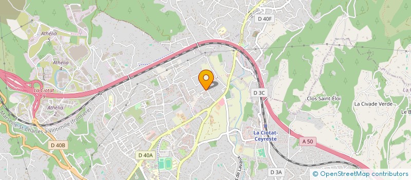 localisation de l'entreprise SANMONTE  LA CIOTAT