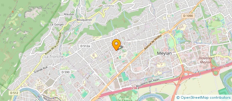 localisation de l'entreprise SANN  MEYLAN
