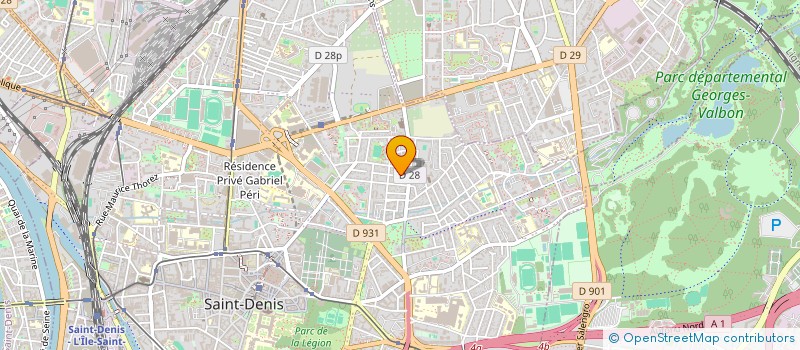 localisation de l'entreprise SANN ENVIRONNEMENT à SAINT-DENIS