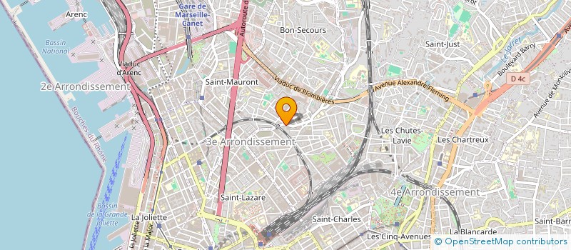 localisation de l'entreprise SANNA C ET TRENCA H à MARSEILLE