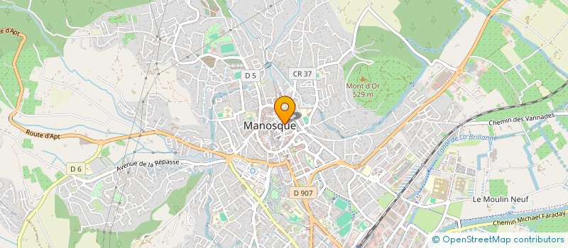 localisation de l'entreprise SANNA CANO LMNP à MANOSQUE