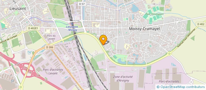 localisation de l'entreprise SANNA DISTRIBUTION à MOISSY-CRAMAYEL