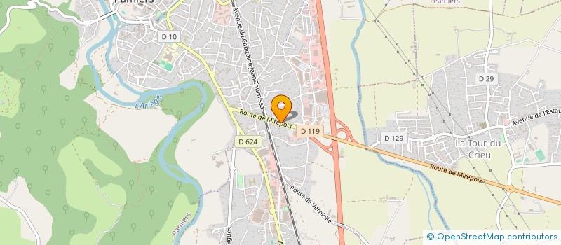 localisation de l'entreprise SANNAC LOCATION à PAMIERS