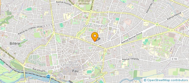 localisation de l'entreprise SANNEQUIN VIGIER à PAU