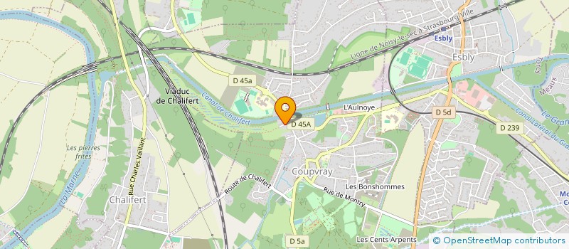 localisation de l'entreprise SANNIER DOUILLET  CHESSY