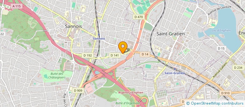 localisation de l'entreprise SANNOIS AUTO à SANNOIS