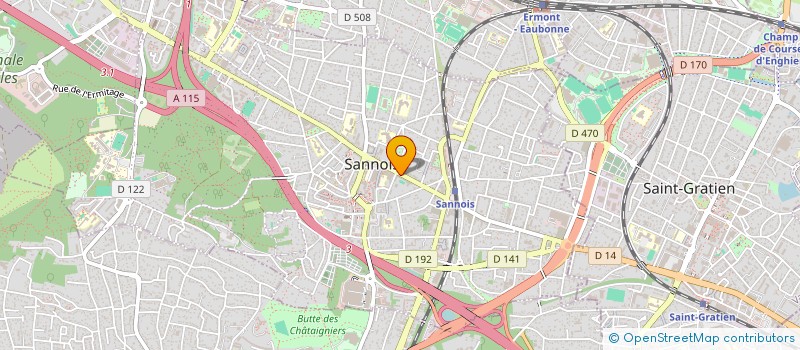 localisation de l'entreprise SANNOIS NORMANDIE  COURBEVOIE
