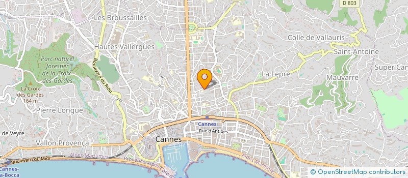localisation de l'entreprise SANO à CANNES