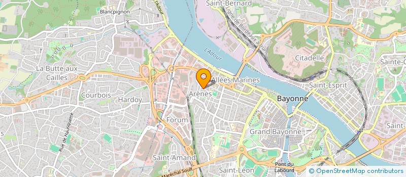 localisation de l'entreprise SANO à BAYONNE
