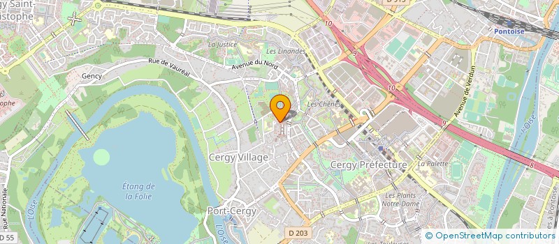 localisation de l'entreprise SANO PSAD  CERGY