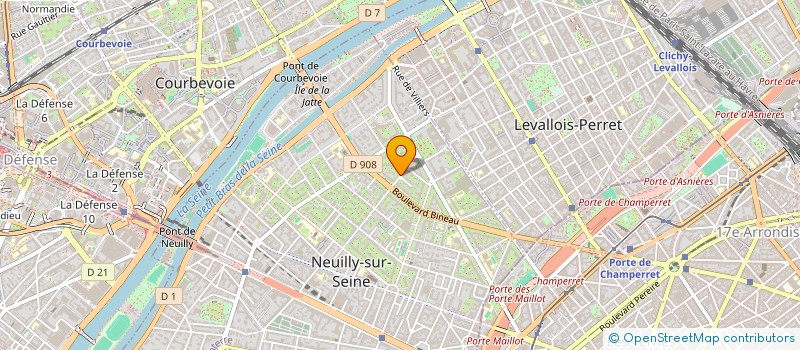 localisation de l'entreprise SANOA à NEUILLY-SUR-SEINE