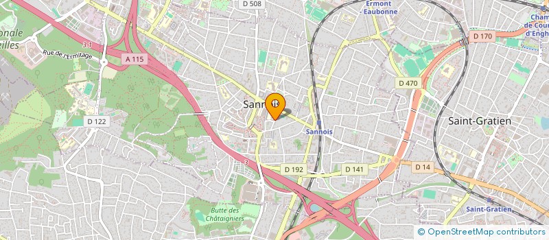 localisation de l'entreprise SANOA  SANNOIS