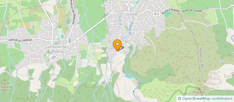 localisation de l'entreprise SANOA  SOREDE