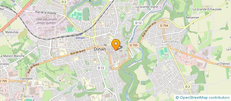 localisation de l'entreprise SANODE  DINAN