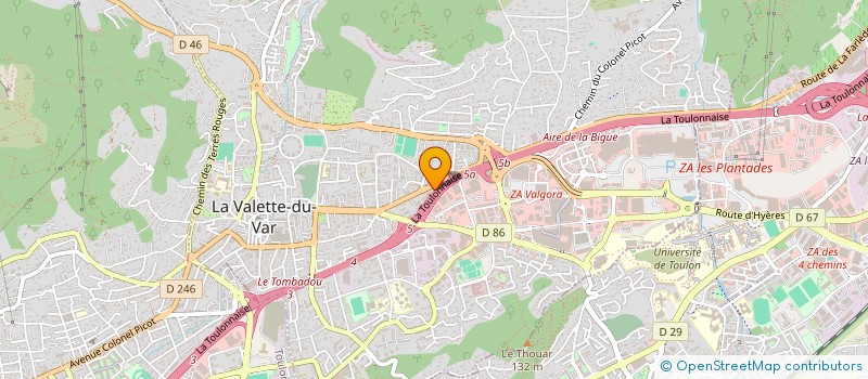 localisation de l'entreprise SANOHA  LA VALETTE-DU-VAR