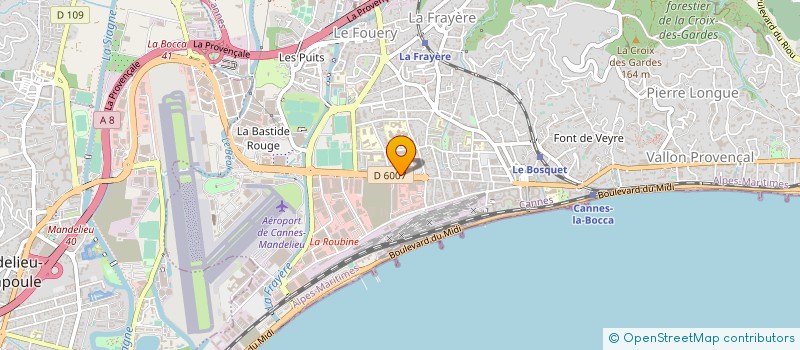 localisation de l'entreprise SANOLOC à CANNES