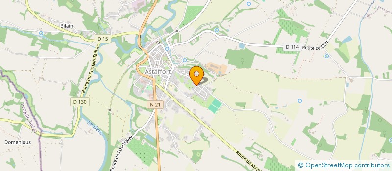 localisation de l'entreprise SANOLTHE  ASTAFFORT