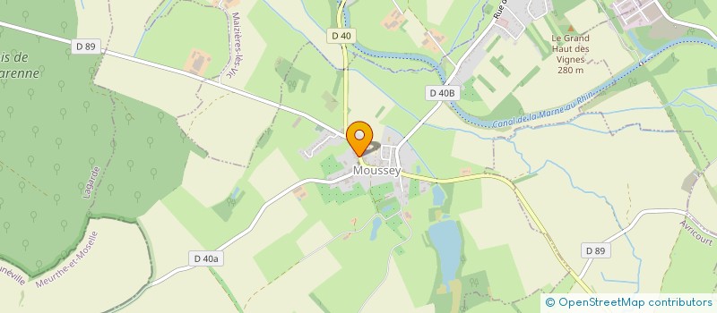 localisation de l'entreprise SANON SPORTS & LOISIRS  MOUSSEY