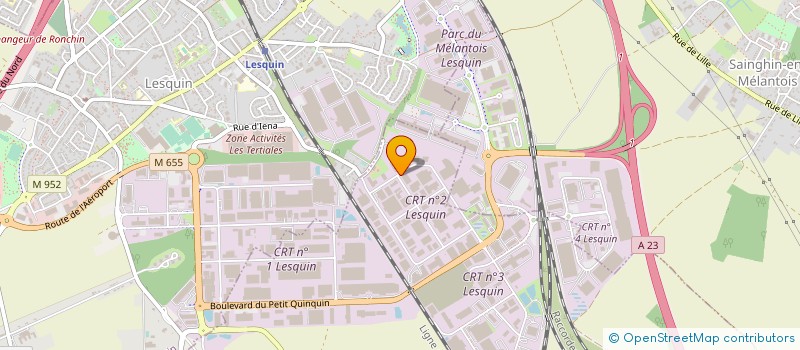 localisation de l'entreprise SANOR à FRETIN