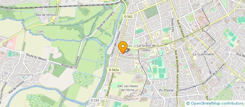 localisation de l'entreprise SANORCA à CAEN