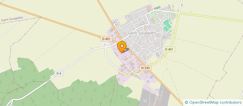 localisation de l'entreprise SANOSIL FRANCE  SAINT-SOUPPLETS